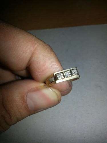 9 ct diamond ring 0.15ct