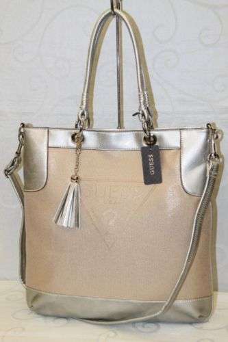 Authentic Guess Silver Bag