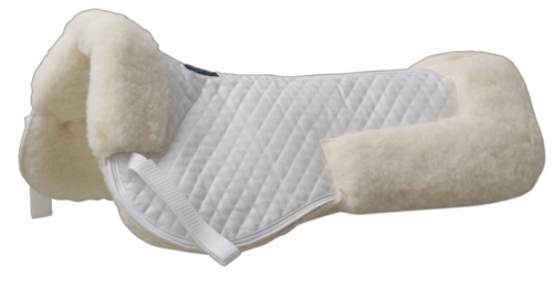 Premier Equine 100 % Genuine Merino Wool Half Pad WHITE