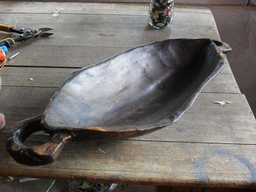 beautiful hand,made wooden bowl 65cmx27cm