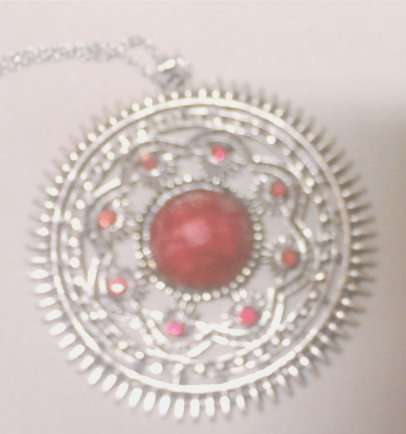 *** FREE SHIPPING***SILVER PENDANT Necklace from INDIA