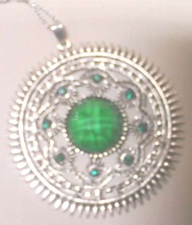 *** FREE SHIPPING***SILVER PENDANT Necklace from INDIA