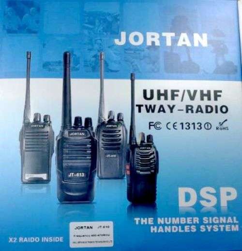 2X JORTAN TWO WAY RADIO JT-610
