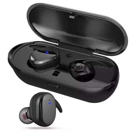 TWS 4 Wireless Bluetooth Sports Earphones / Earbuds - White or Black