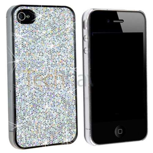 New Silver Glitter Case for iPhone 4 and iPhone 4S