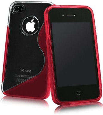 New S-line Red Case for iPhone 4 and iPhone 4S