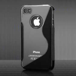 New S-line Black Case for iPhone 4 and iPhone 4S