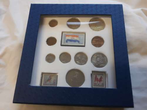 GIFT SET- RSA from 1961. Coins & Stamps. Money back guarantee. MINT stamps. Read Desc. carefully.