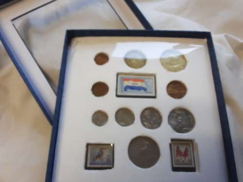 GIFT SET- RSA from 1961. Coins & Stamps. Money back guarantee. MINT stamps. Read Desc. carefully.