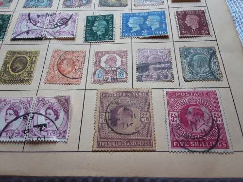 GB. Queen Victoria Stamps & Coin from 1840. Original. Excellent condition