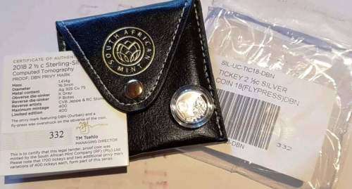 2018 flypress" tickey (DBN coin show) - Computed Tomography