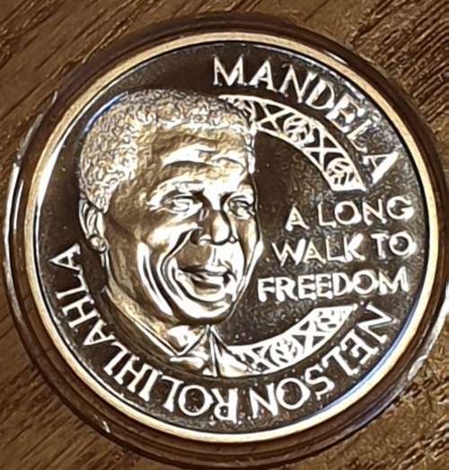 MANDELA and DE KLERK 1993 NOBLE PEACE PRIZE MEDALLION