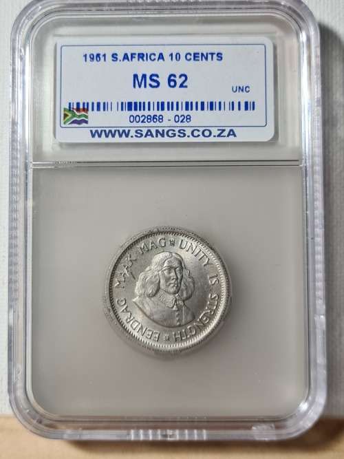 1961 MS62 - 10 Cent