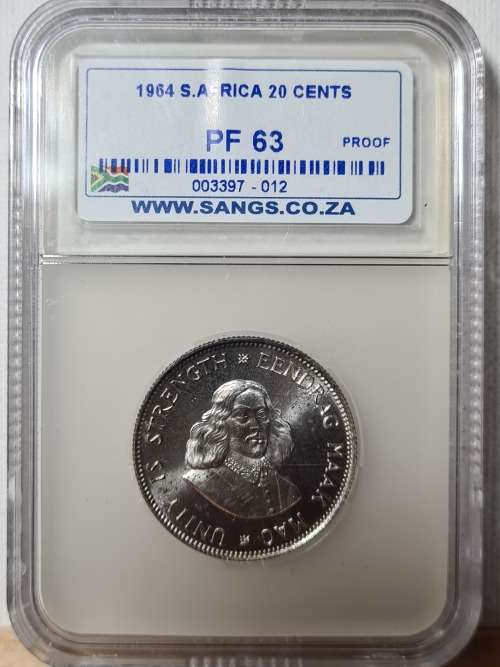 1964 PF63 - 20 Cent