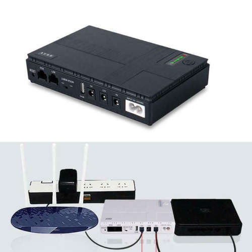 10400 mAh Mini UPS Backup Power Supply