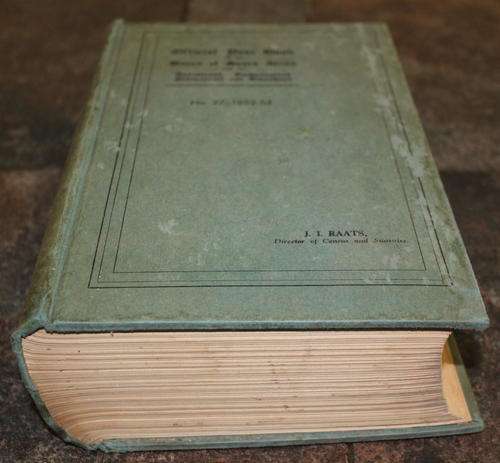 OFFICIAL YEAR BOOK OF THE UNION OF SOUTH AFRICA
