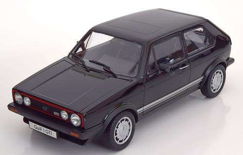VW Golf 1 GTI by Welly - 1:18 - Black (Die cast)