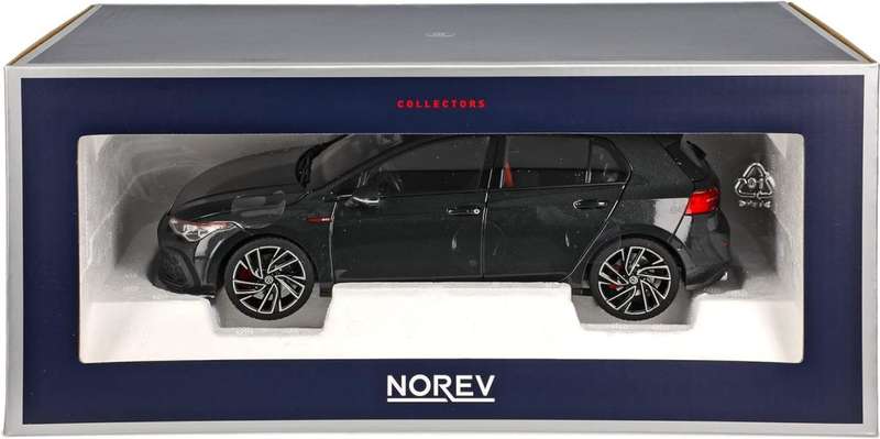 Die cast - VW Golf 8 GTI by NOREV - 1:18 scale - NEW - Black Metallic