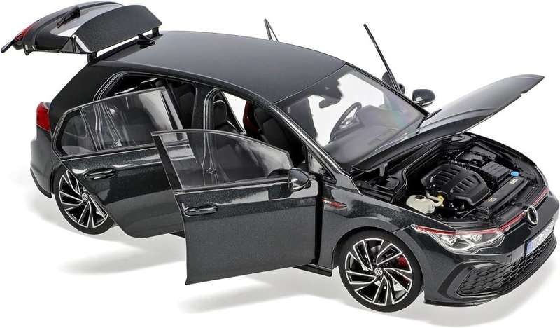 Die cast - VW Golf 8 GTI by NOREV - 1:18 scale - NEW - Black Metallic