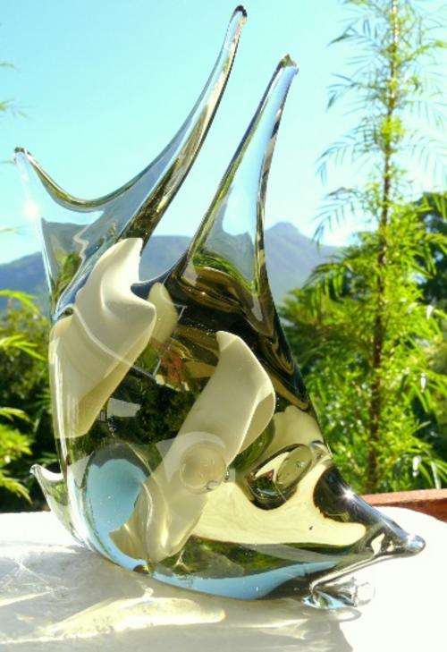 BIG GLASS FISH,MURANO,PLS SEE MORE IMAGES