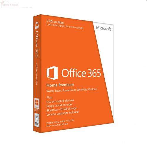 Office 365 Home Premium (Word, Excel, Powerpoint, OneNote, Outlook)