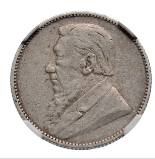 South Africa (ZAR) 1893 1 Shilling VF30 (NGC)