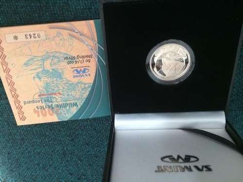 2004 Wildlife Series - the Leopard 1/4oz SILVER