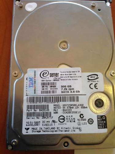 IBM 500 Gb SATA
