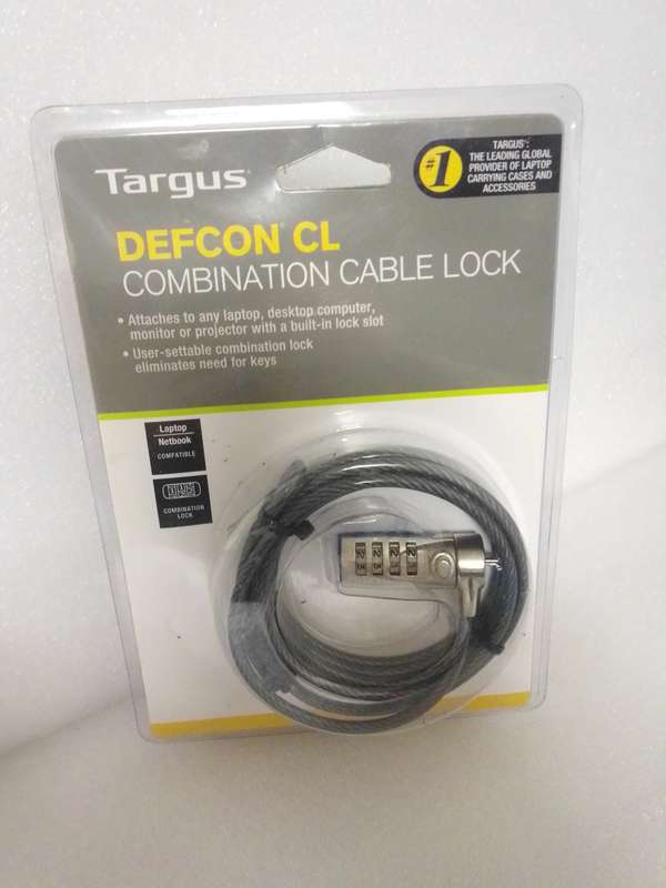Targus Defcon CL Combination Cable Lock