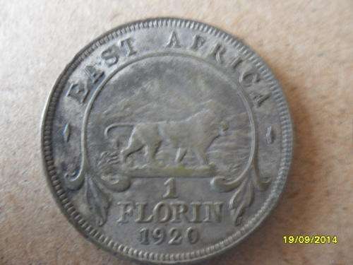 East Africa 1 Florin 1920 coin.
