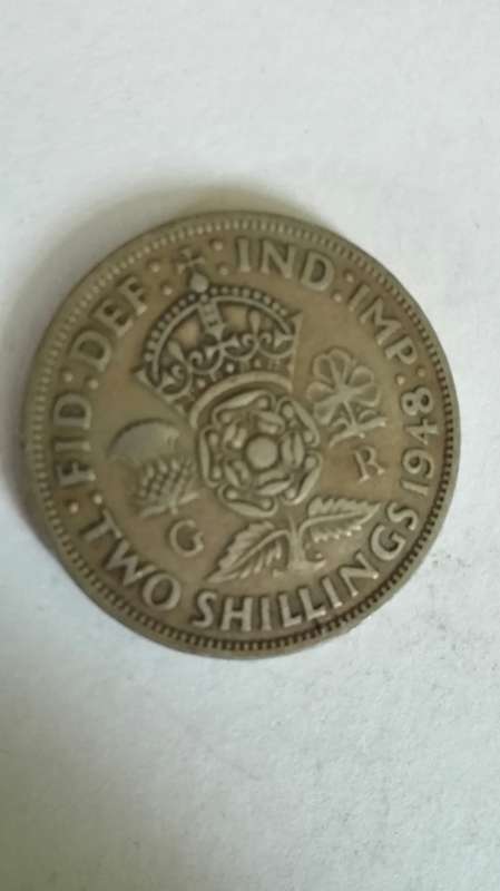 British 2 shillings 1948