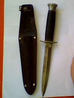 British Commando knife 1950s-1960s. Milbro Kampa made in Sheffield, England.