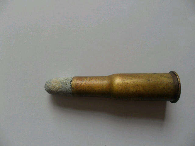 Martini Henry bullet as used in the Boer War - good condition. (De-activated)