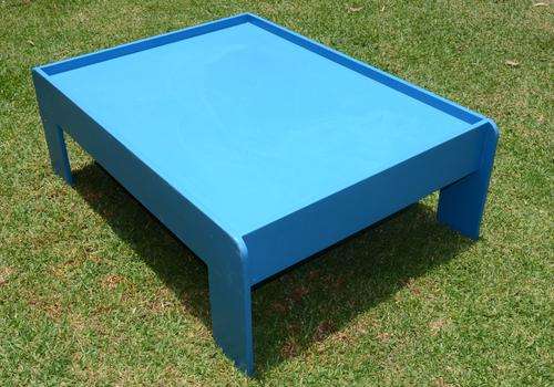 Wooden Blue Children's Play Table