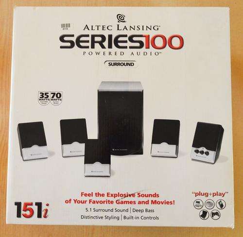 Altec Lansing Series 100 Powered Audio Surround Sound