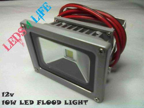 LED floodlight 10 Watt 12VDC High power - Cool White 6000K-6500K - Now in STOCK