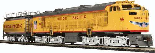 HO UNION PACIFIC VERANDA TURBINE - BRAND NEW DCC EQUIPPED & LED LIGHTING IN LOCO & TENDER - LOCO #71