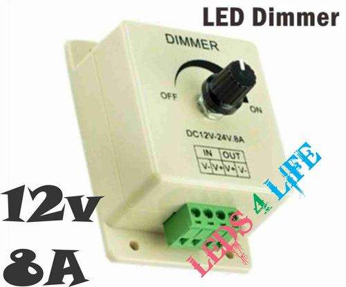 96 Watt Manual LED dimmer DC 12v 8A