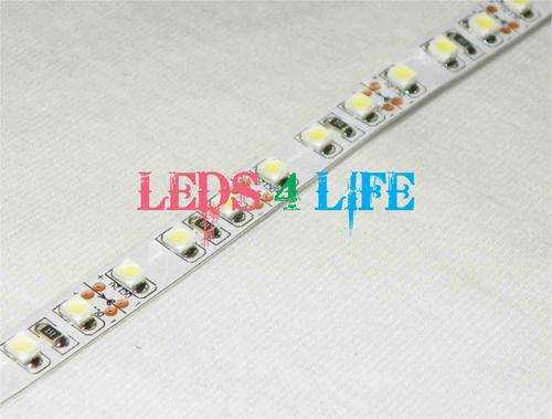 COOL WHITE LED strip light 9.6W 3528 SMD - 120LED's/meter - NON WATERPROOF with low shipping cost