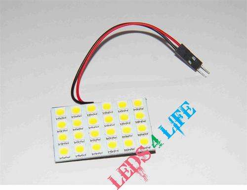 5050 SMD 24 LED 6 Watt ***WHITE*** light panel with 3 different light adapters