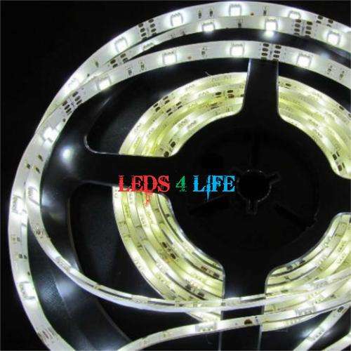7.2W 3 CHIP ***COOL WHITE*** LED strip light 5050 SMD - 30LED's/meter - NON WATERPROOF