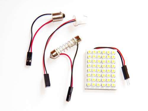3528 SMD 48 LED 4 Watt ***WHITE*** light panel with 3 different light adapters