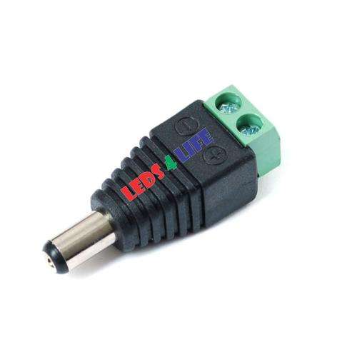 5.5 x 2.1mm DC Power male Jack Connector Plugs - R6.00 each