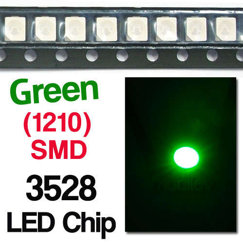 3528 SMD ***GREEN*** LED CHIP - R0.35 each