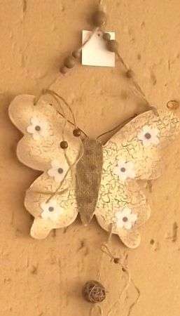 Large Wooden Butterfly Garland - 110 x 21 cm