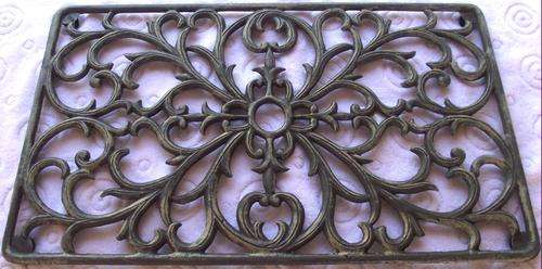 Very heavy cast iron doormat - 60 x 36 x 2cm