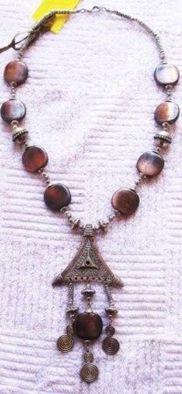 Moroccan style Triangle Necklace - 37 cm