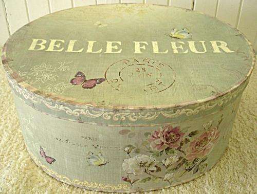 Belle Fleur Oval Box Nr 5 - 32 x 27 x 13