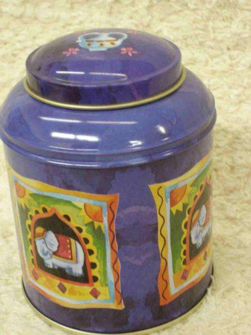 Indian tea tin