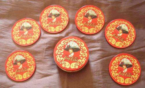 Vintage Rare collectable Coca Cola coaster set
